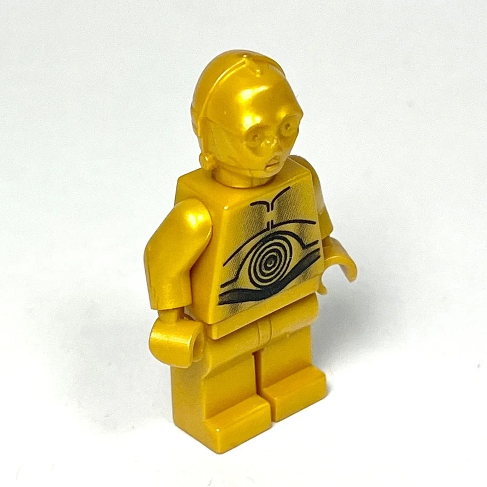 LEGO Star Wars C-3PO Minifigure sw0161a Pearl Gold Droid Original Trilogy Fig